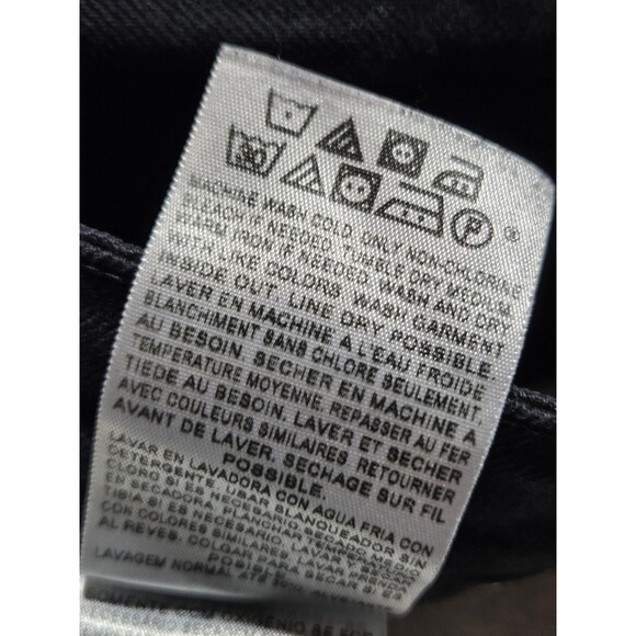 Levi’s 531 Skinny Jeans Womens Tag Size 0 S/C Black Low Rise Denim - Picture 9 of 13